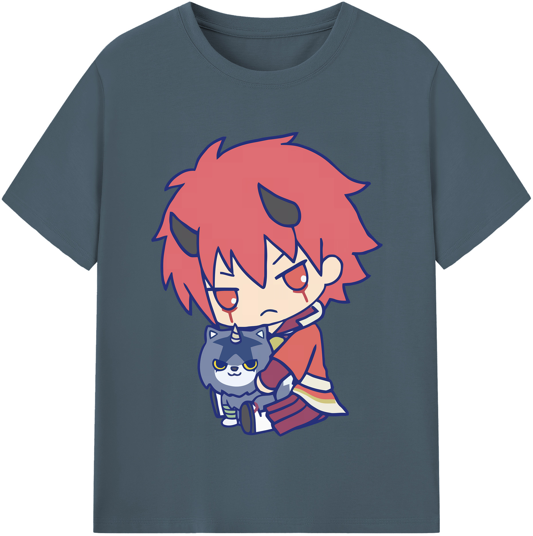 （画像用） 転スラ Regarding Reincarnated to Slime 綿100％半袖Tシャツ（フロントプリント）